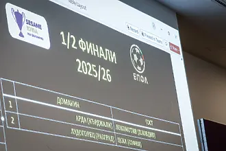 Лудогорец - ЦСКА на полуфинал за Sesame Купа на България