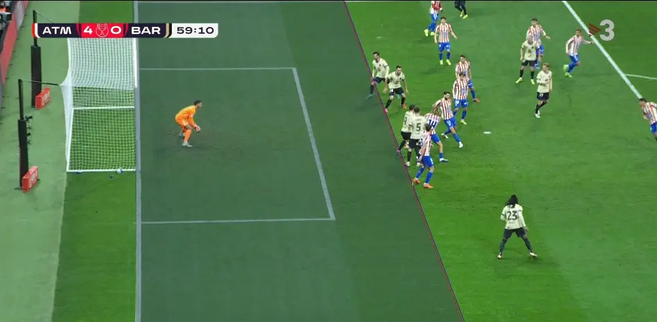 Нови разкрития от съдиите за отменения гол на Барселона срещу Атлетико в мача за Купата