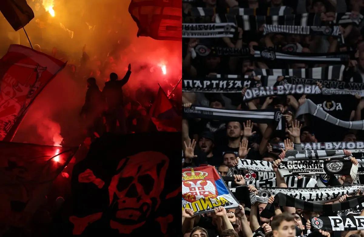 Фенове на Цървена звезда и Партизан си спретнаха нов жесток въргал (ВИДЕО)