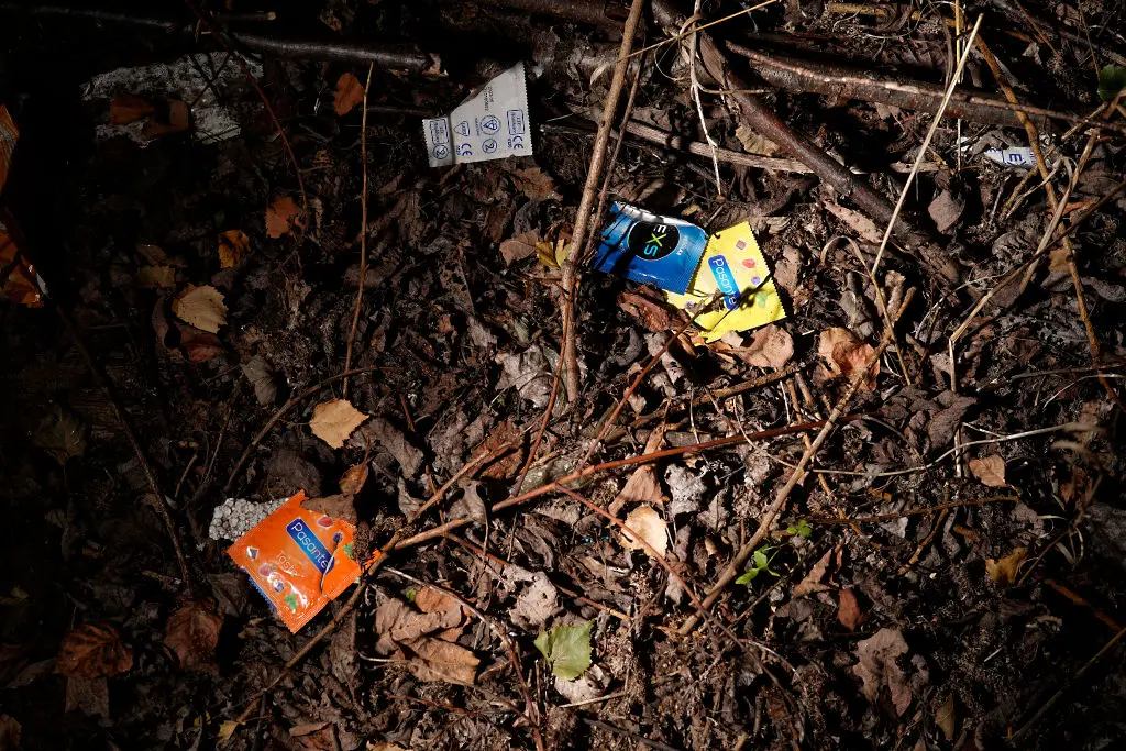 Изхвърлени презервативи / Getty Images 