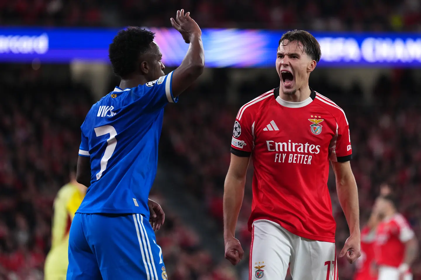 Реал Мадрид взе реванш срещу Бенфика, Винисиус в центъра на расистки скандал