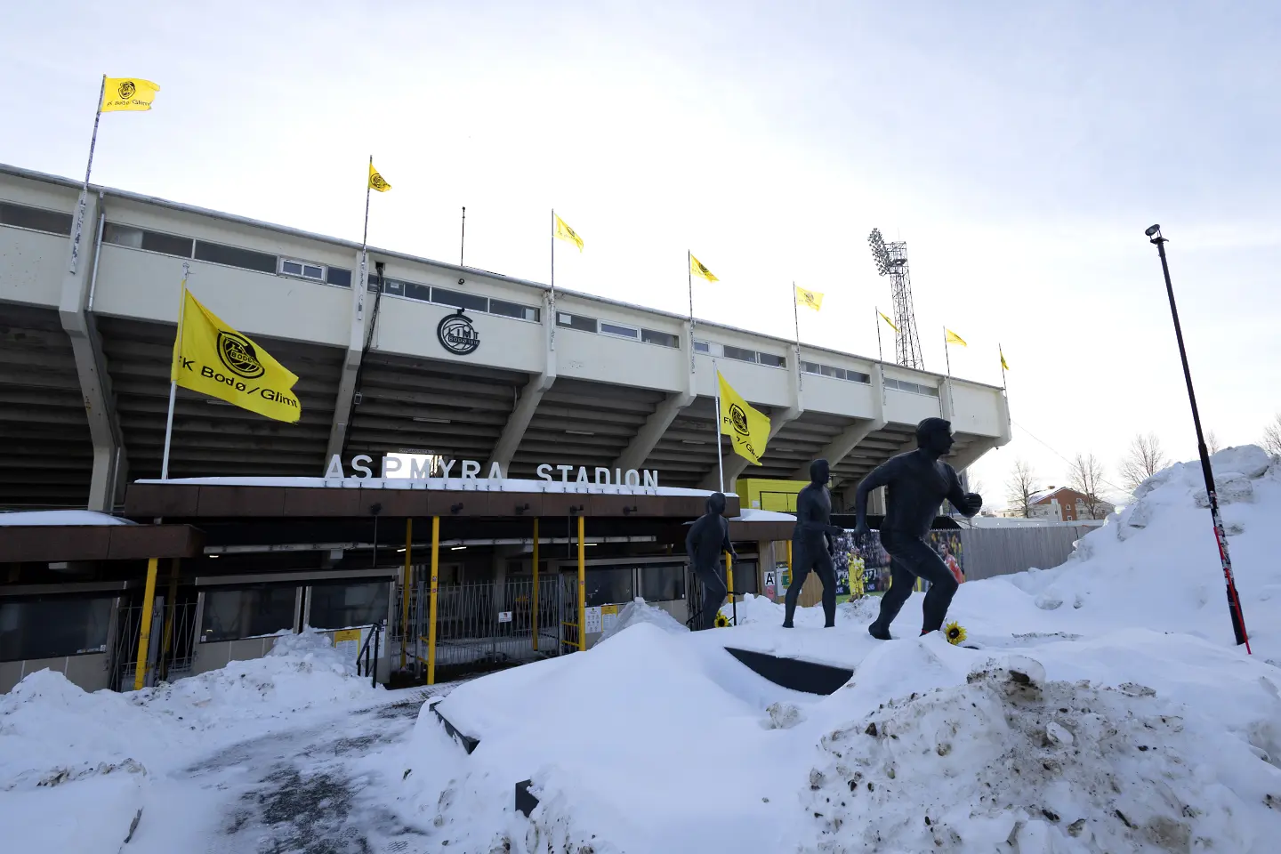 Стадионът на Будьо Глимт преди мача срещу Интер / Getty Images