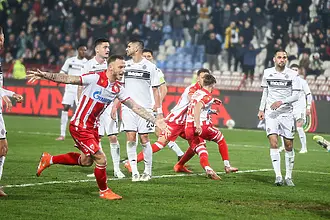 Звезда съкруши категорично шампионските мераци на Партизан