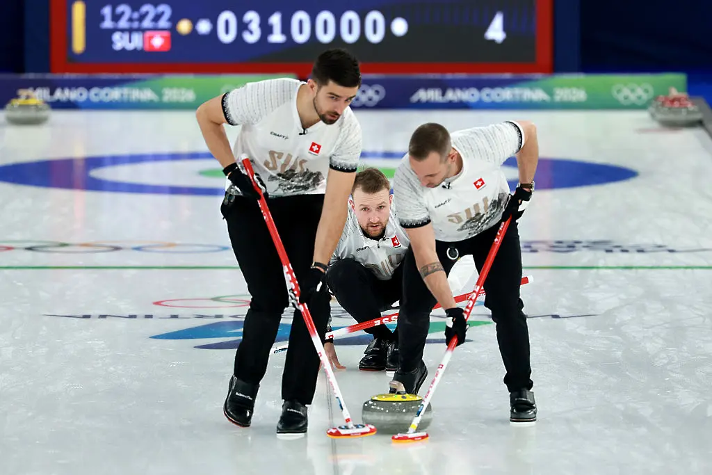 Отборът на Швейцария по кърлинг за мъже / Getty Images 