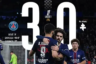 ПСЖ се завърна на върха в Лига 1 с победа на ходом срещу последния