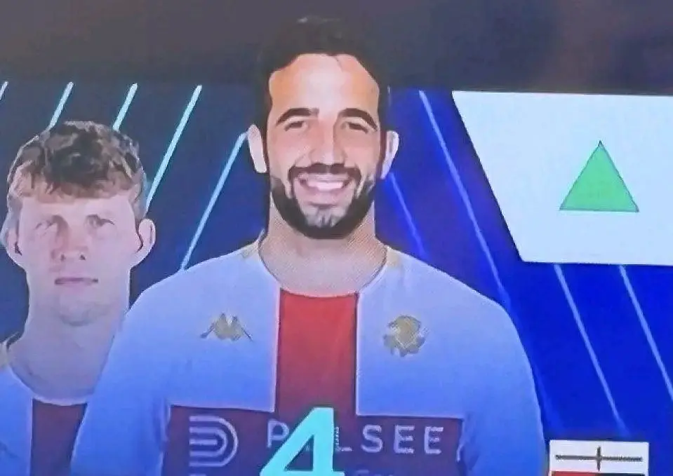 Рубен Аморим с екип на Дженоа / X