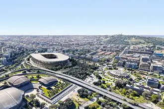 Грандиозните планове на Лацио: новият стадион се готви за Евро 2032