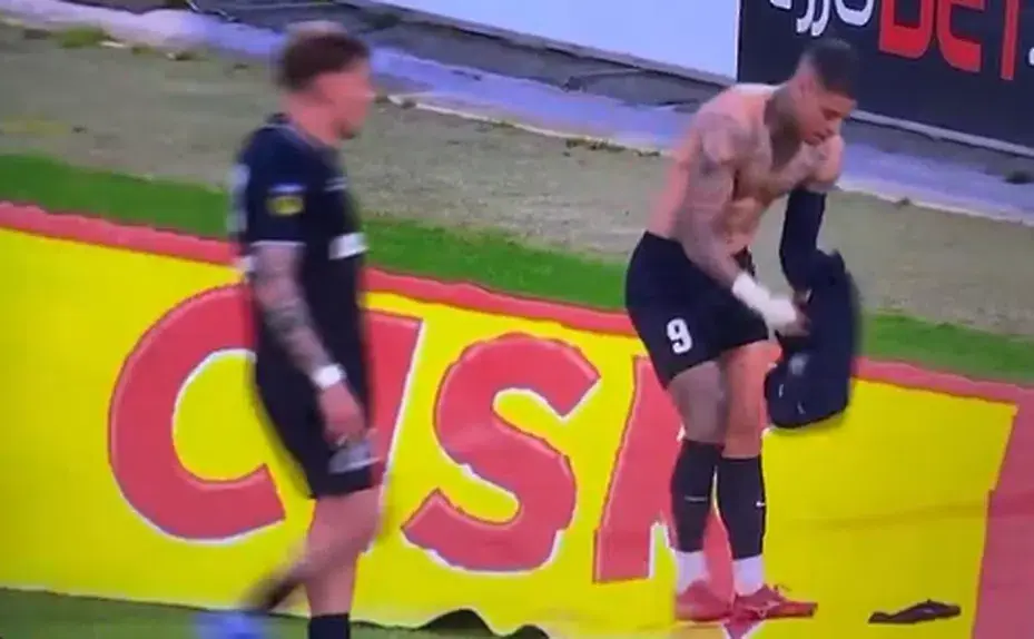 Бразилец вкара със задна ножица, забрави за жълтия си картон и опита да обвини... GPS-а (ВИДЕО)