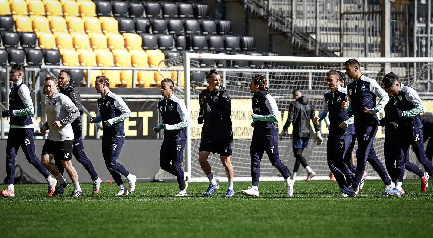 Алберто Салидо тренира с Лудогорец на „Колежа“