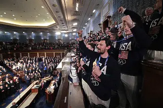 Доналд Тръмп прие мъжкия национален отбор по хокей на САЩ