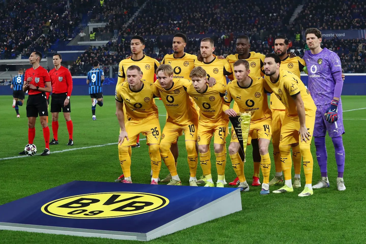 На живо: Аталанта - Борусия Дортмунд (Състави)