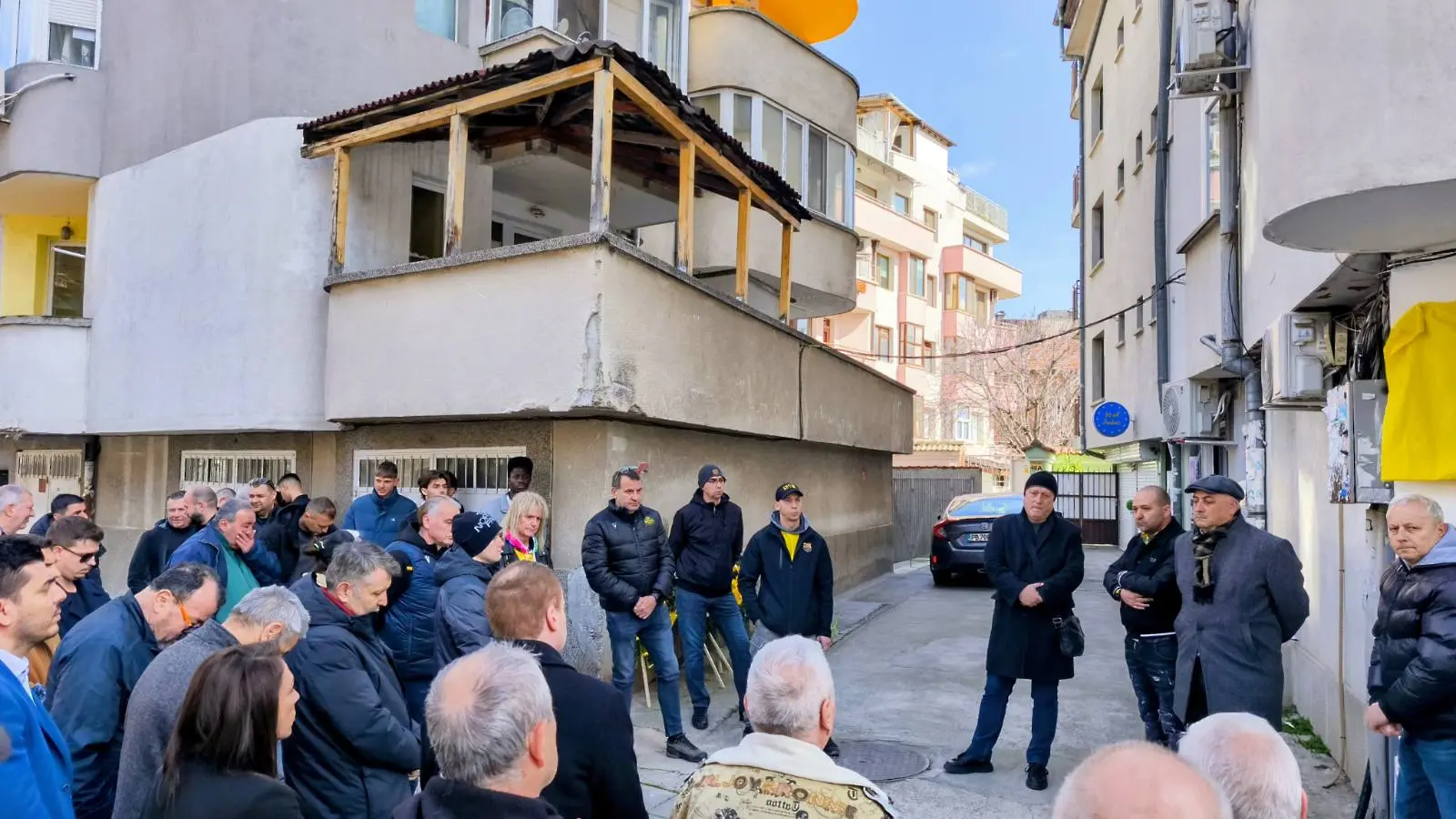 Откриване на възпоменателна плоча на Георги Попов-Тумби / dsport.bg 