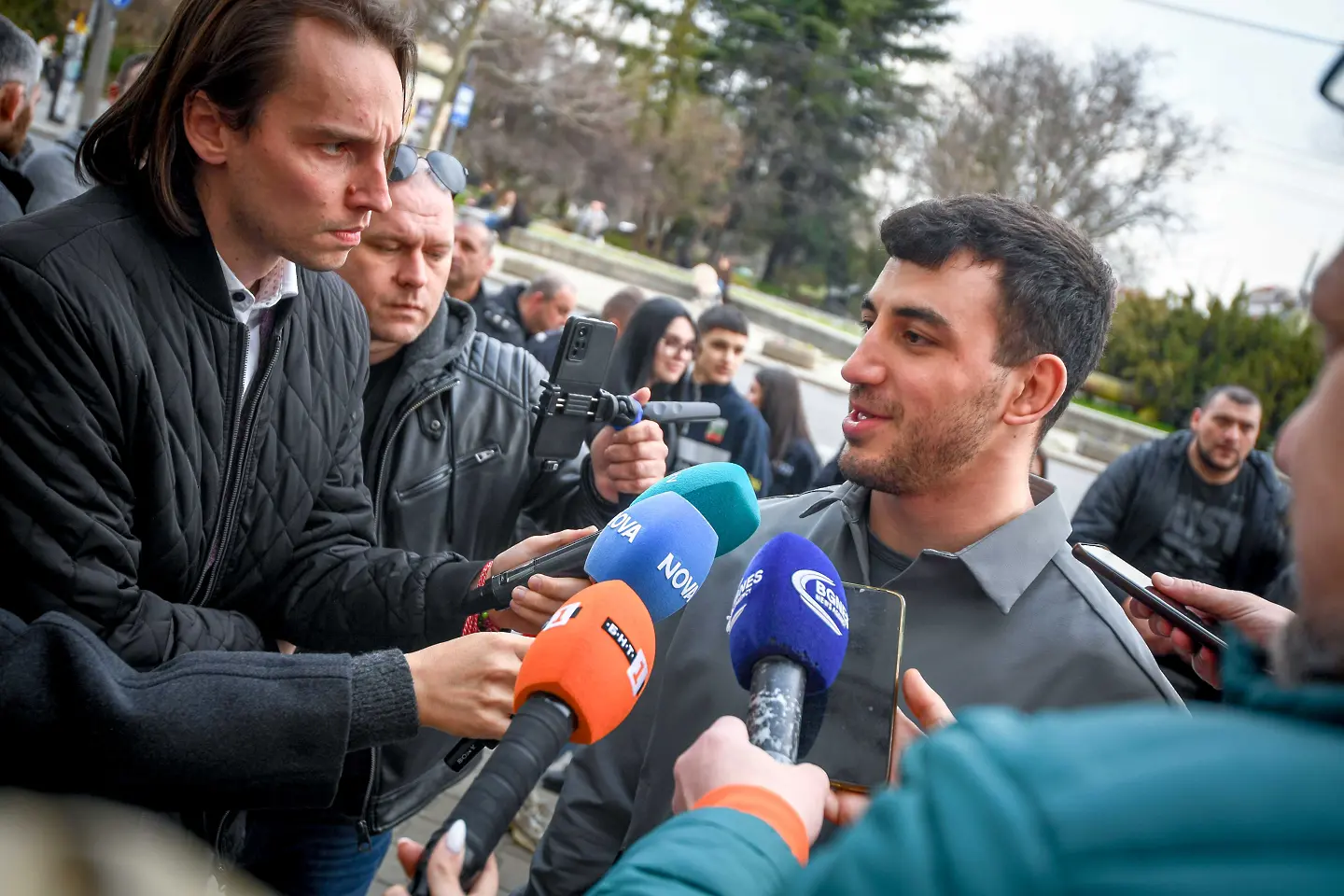 Семен Новиков на протест срещу Станка Златева / startphoto.bg