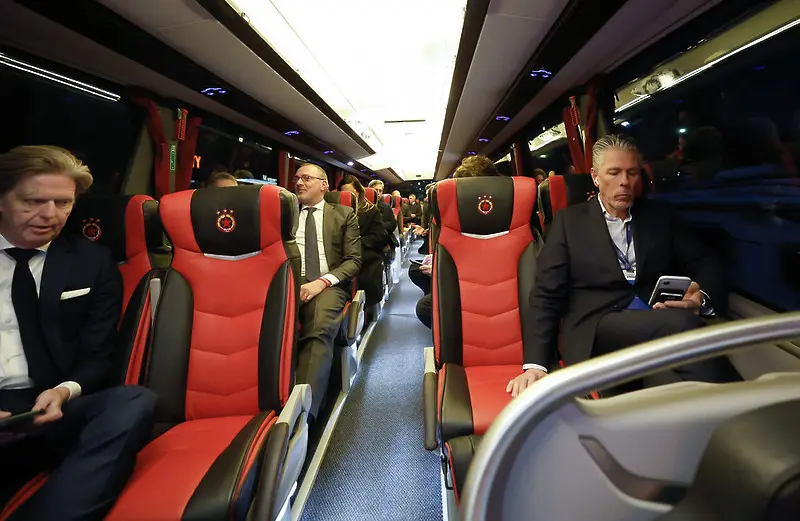 Автобусът на ЦСКА / bpfl.bg