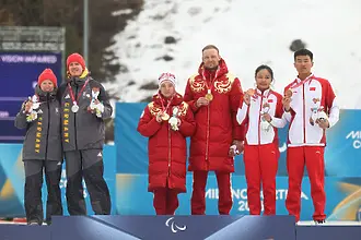 Германци протестираха срещу Русия на паралимпийския подиум