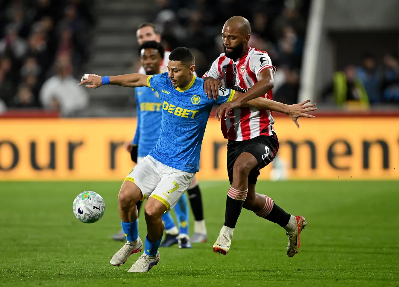 Андре, Игор Тиаго, Брентфорд - Уулвърхемптън / Getty Images