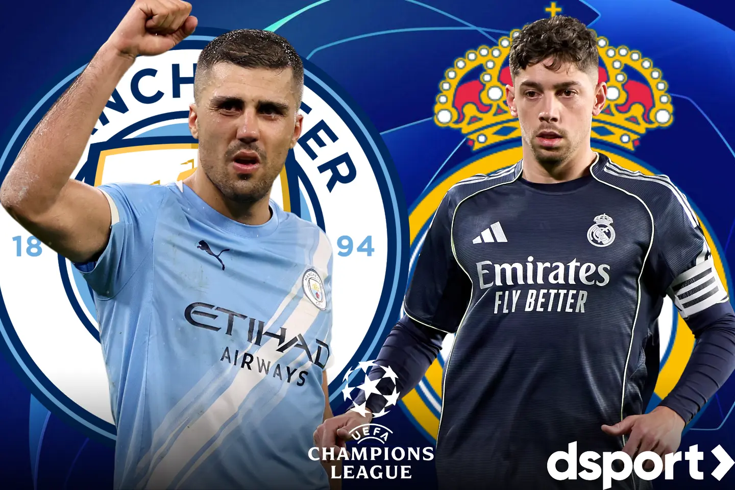 На живо: Манчестър Сити търси обрат срещу Реал Мадрид, Мбапе резерва (Състави)