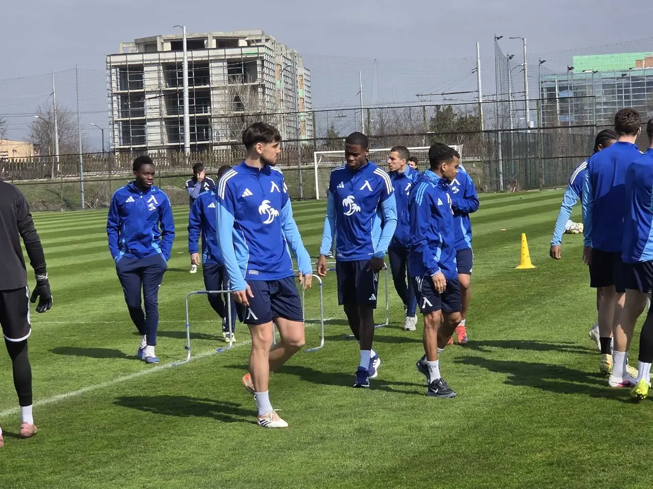 Играчите на Левски по време на тренировка / dsport.bg 