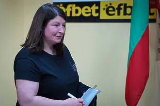 Председателят на Българската федерация по борба Станка Златева б...