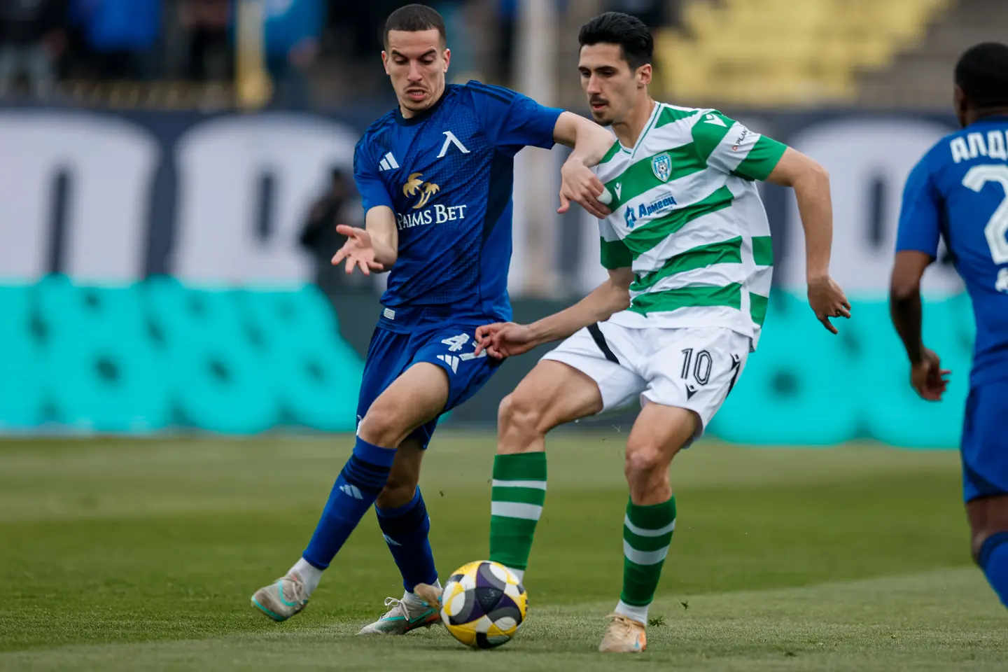 Акрам Бурас, Асен Чандъров, Левски - Черно море / startphoto.bg