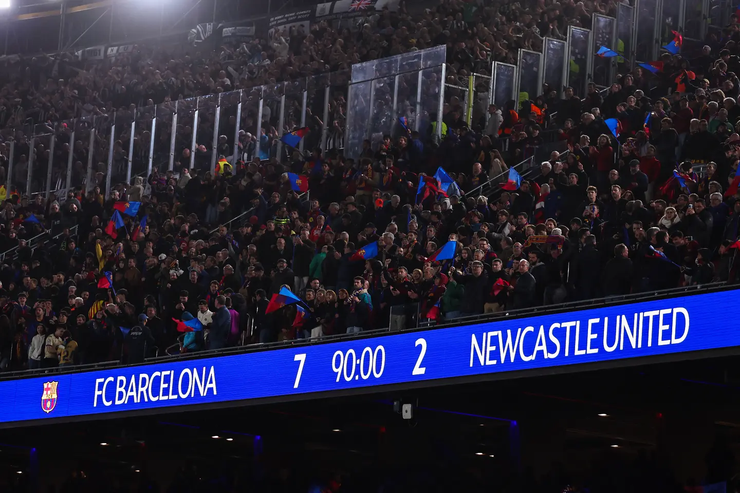 Барселона - Нюкасъл 7:2 / Getty Images