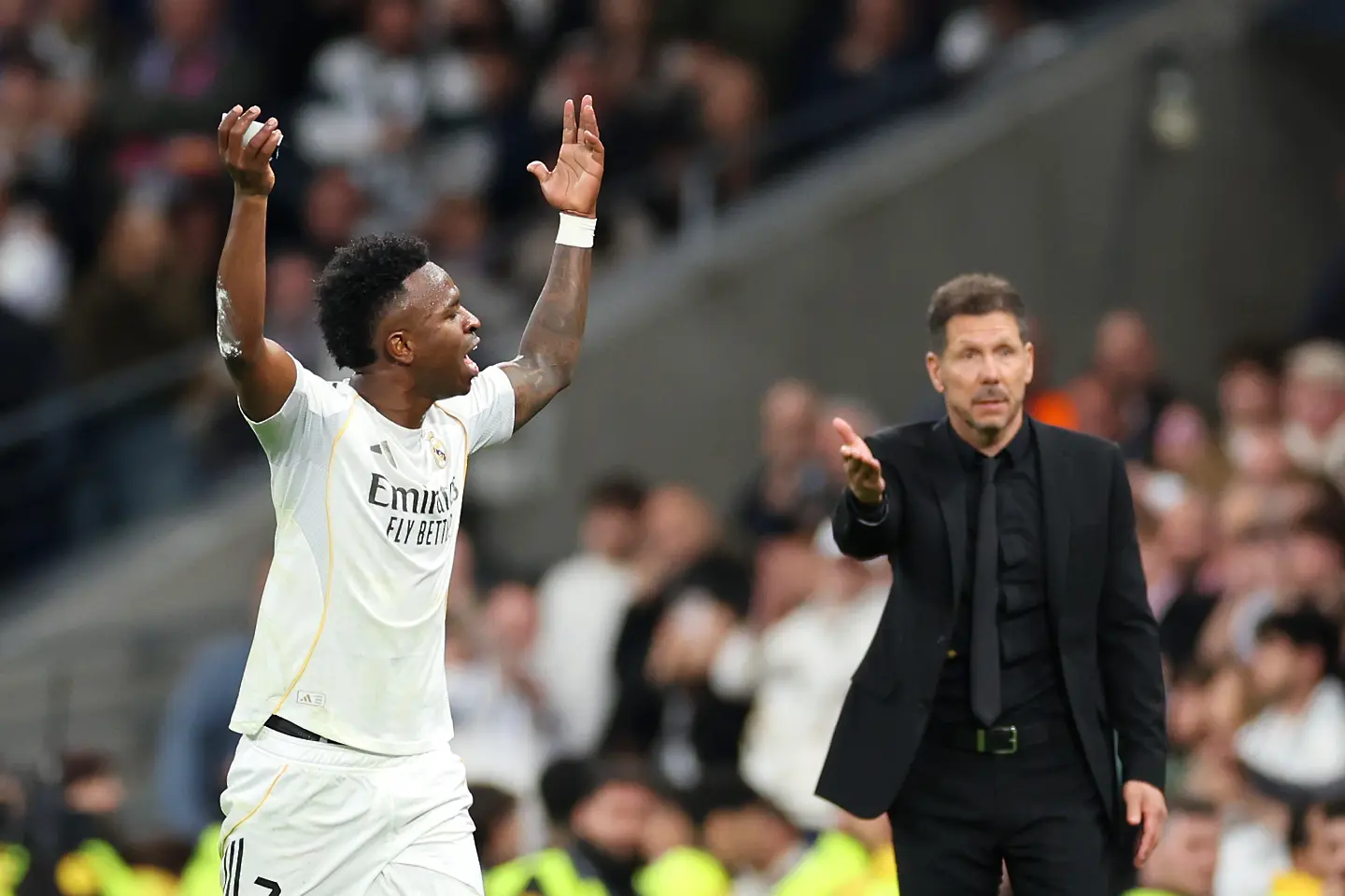 Винисиус отговори остро на Симеоне след дербито с Атлетико