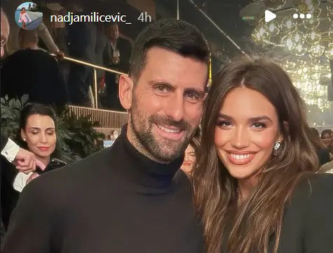 Новак Джокович и Надя Миличевич / instagram.com/nadjamilicevic_