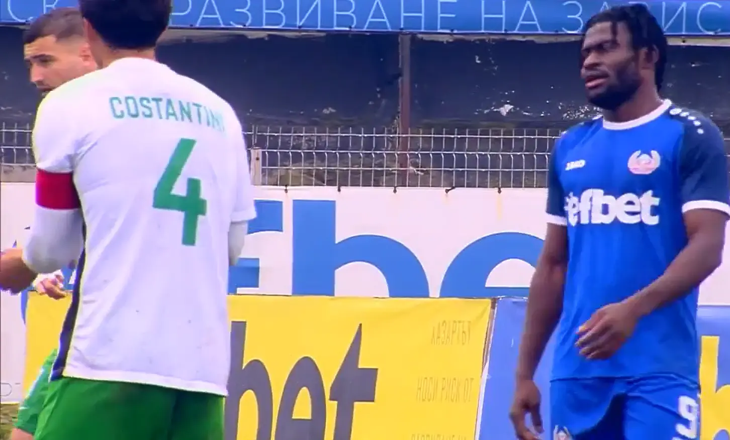 Факундо Константини, Филип Ежике; Монтана - Берое / стопкадър: Диема спорт