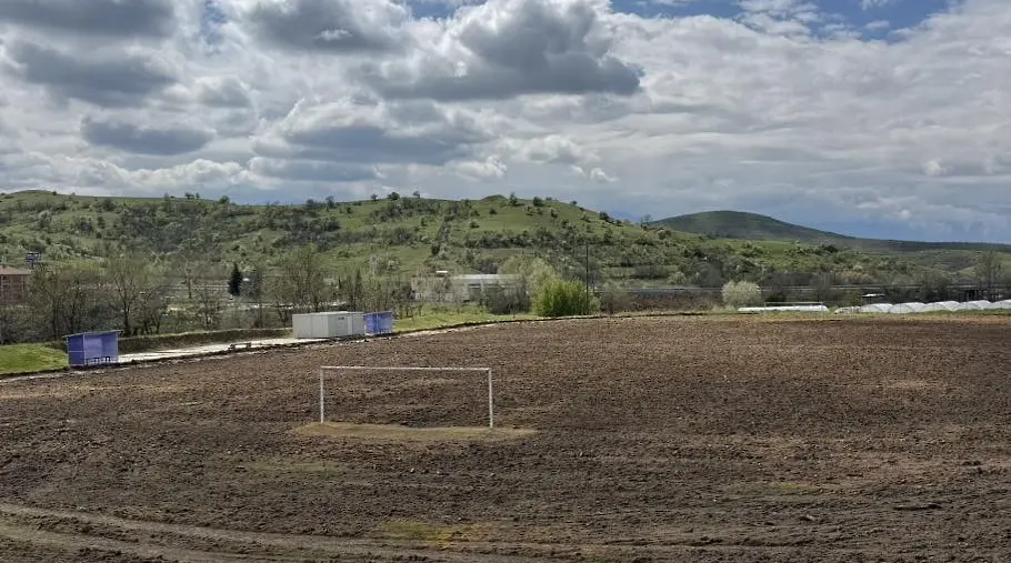 Бъдещата база на Вихрен в Левуново / Facebook.com/ОФК Вихрен