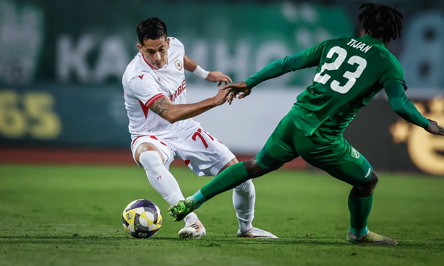 Алехандро Пиедраита, Тижан Сона, Берое - ЦСКА / startphoto.bg