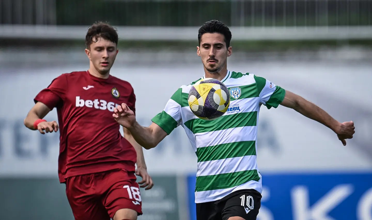 Асен Чандъров, Кристиян Балов, Черно море - Славия / startphoto.bg