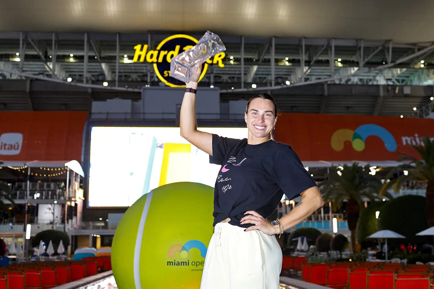 Арина Сабаленка отново триумфира в Маями / Getty Images