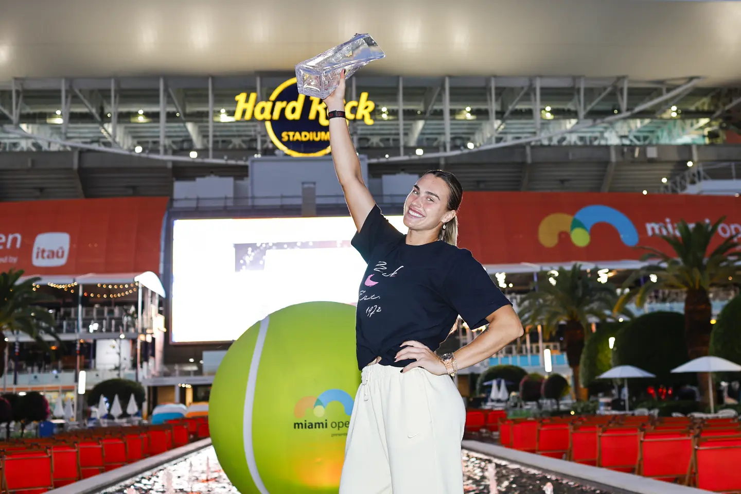Арина Сабаленка отново триумфира в Маями / Getty Images