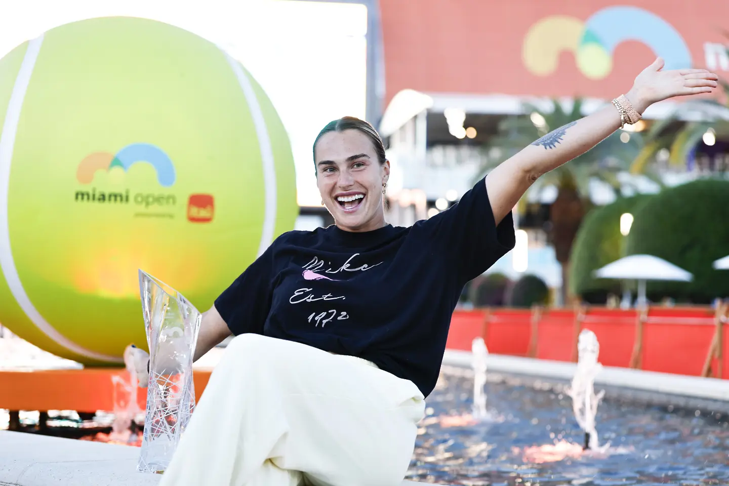 Арина Сабаленка отново триумфира в Маями / Getty Images