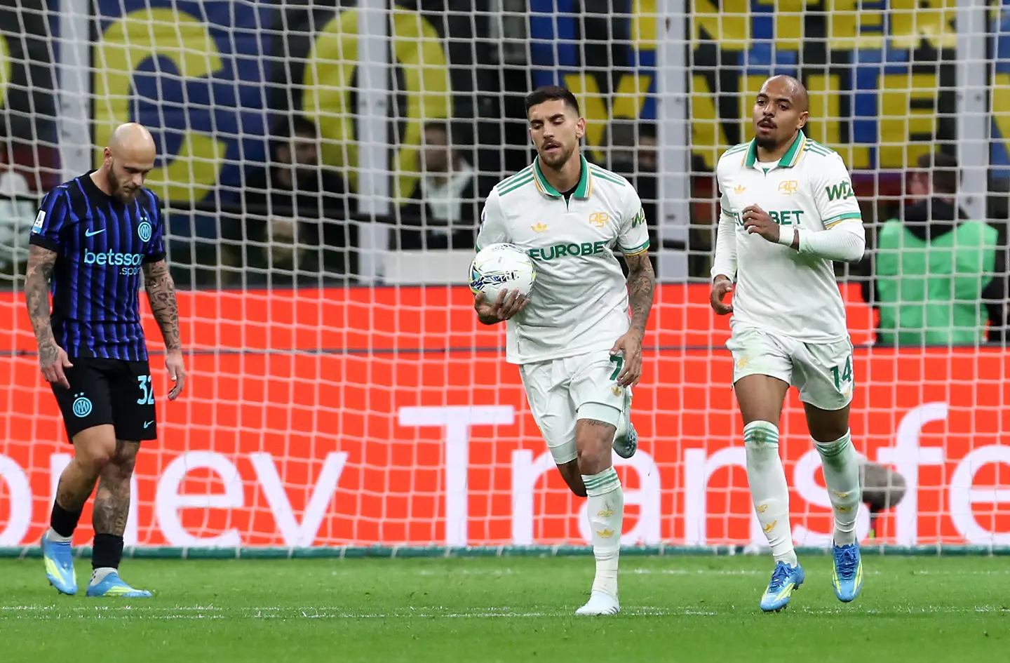 Лоренцо Пелегрини, Дониел Мален, Интер - Рома / Getty Images