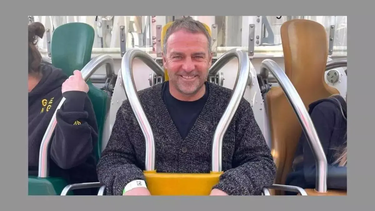 Ханзи Флик на атракционите в Тибидабо