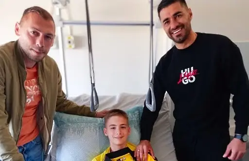 Лъчо Балтанов и помощника му вдъхнаха кураж на млад талант на Ботев Пловдив