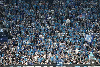 След секирата от УЕФА към християнската хореография - руска подкрепа за Звезда с Александър Невски