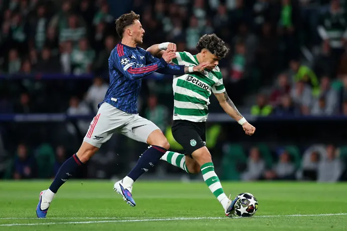 На живо: Спортинг - Арсенал, португалците удариха греда