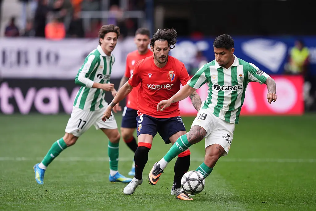 Ранен гол в Памплона не можа да спре негативната серия на Бетис