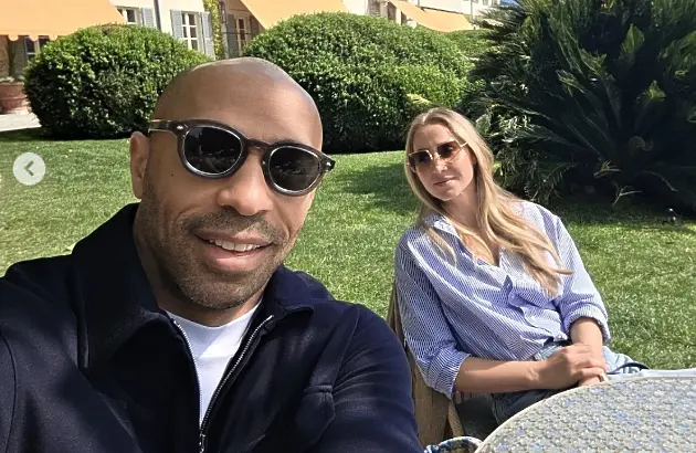 Тиери Анри и Андреа Раячич / instagram.com/thierryhenry