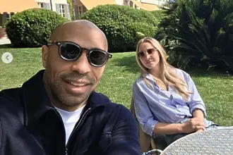 Тиери Анри заведе красивата си половинка в един от най-луксозните хотели в света