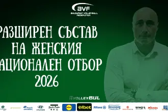 Марчело Абонданца обяви разширен състав от 39 волейболистки за турнирите през лятото