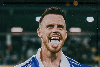 Бивш играч на ЦСКА прониза Калмар с глава (ВИДЕО)