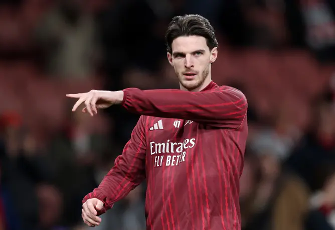 Деклан Райс притесни и без това нервните фенове на Арсенал