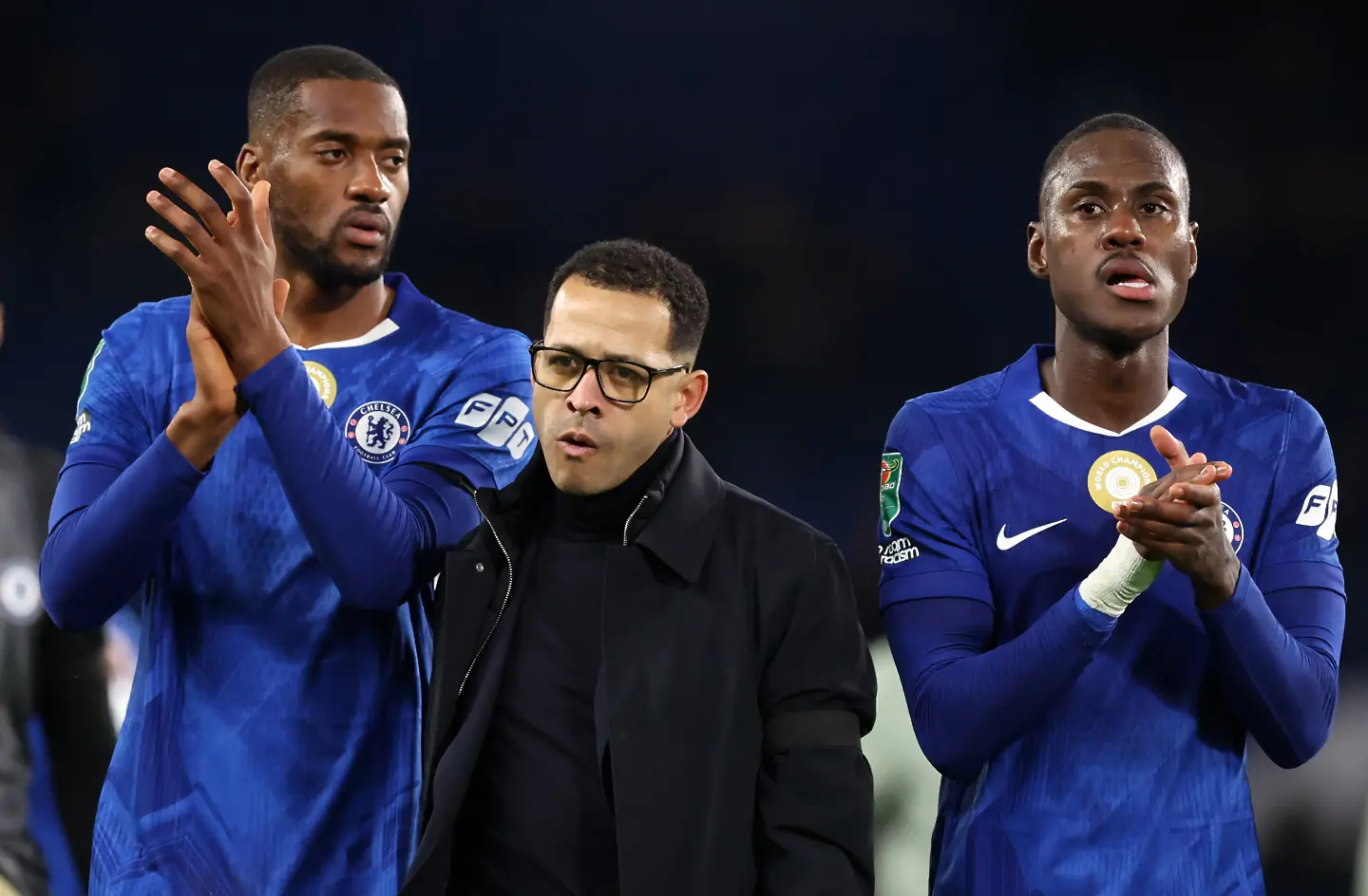 Лиъм Росиниър и Трево Чалоба в открит конфликт след краха срещу Брайтън / Getty Images