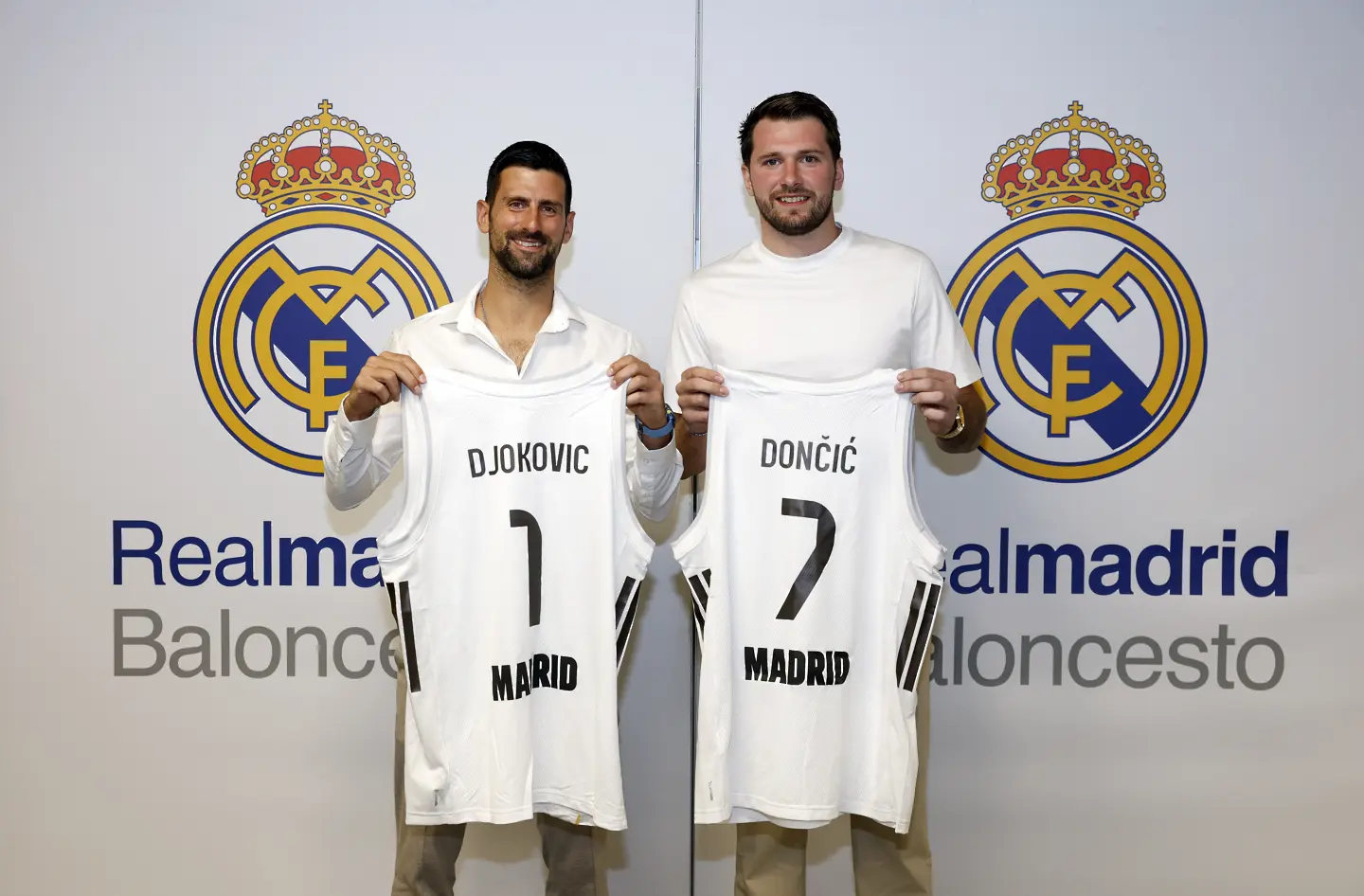 Новак Джокович и Лука Дончич получиха подаръци от Реал Мадрид / Getty Images