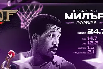 Играч на Локомотив Пловдив е MVP на редовния сезон в Sesame НБЛ