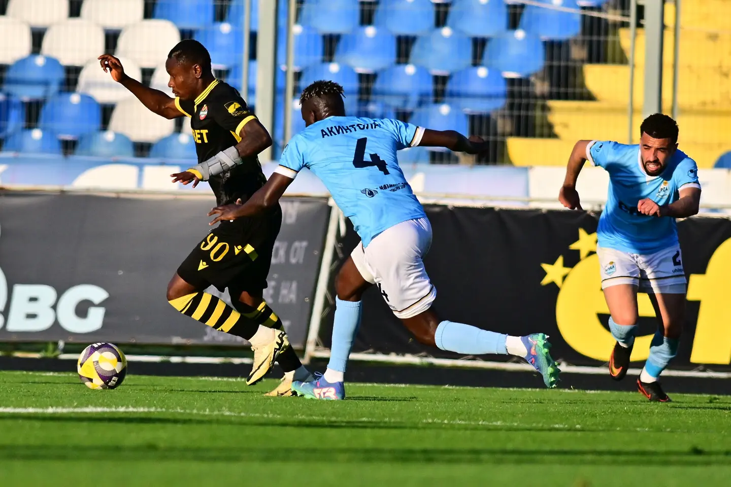 Самуел Калу, Давид Акинтола, Густаво Каскардо / facebook.com/botevplovdiv