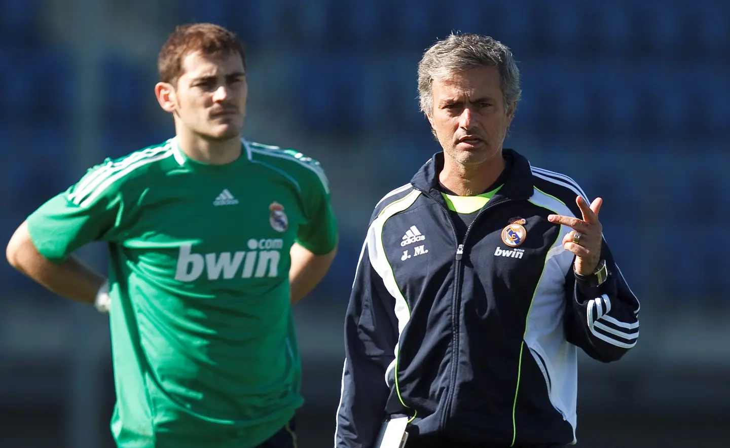 Икер Касияс и Жозе Моуриньо / Getty Images